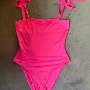 NWT hot pink showpo bodysuit